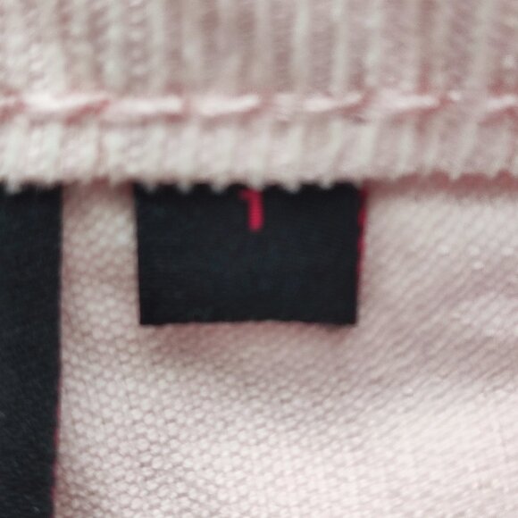 NOBO light pink corduroy pants women's junior size 1 - Picture 6 of 7